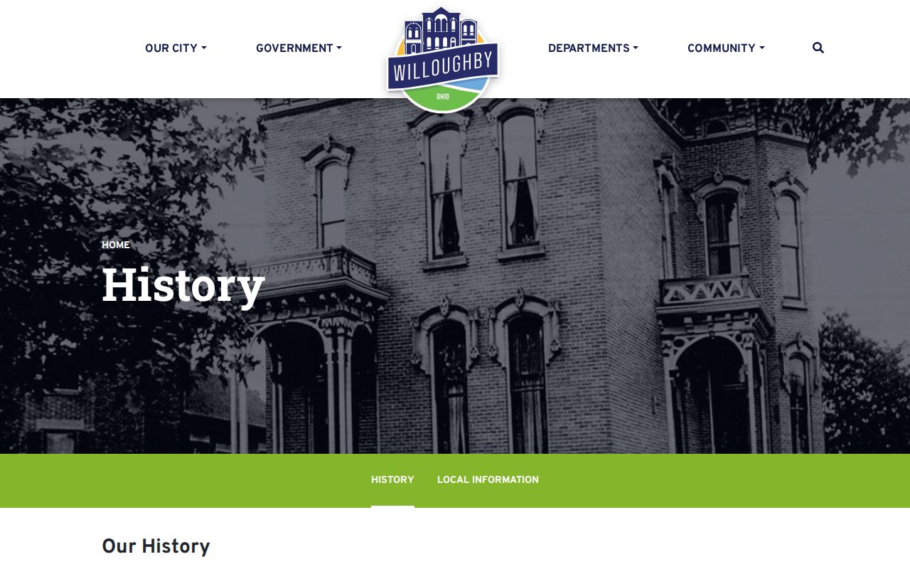Willoughby residents directory city history resource