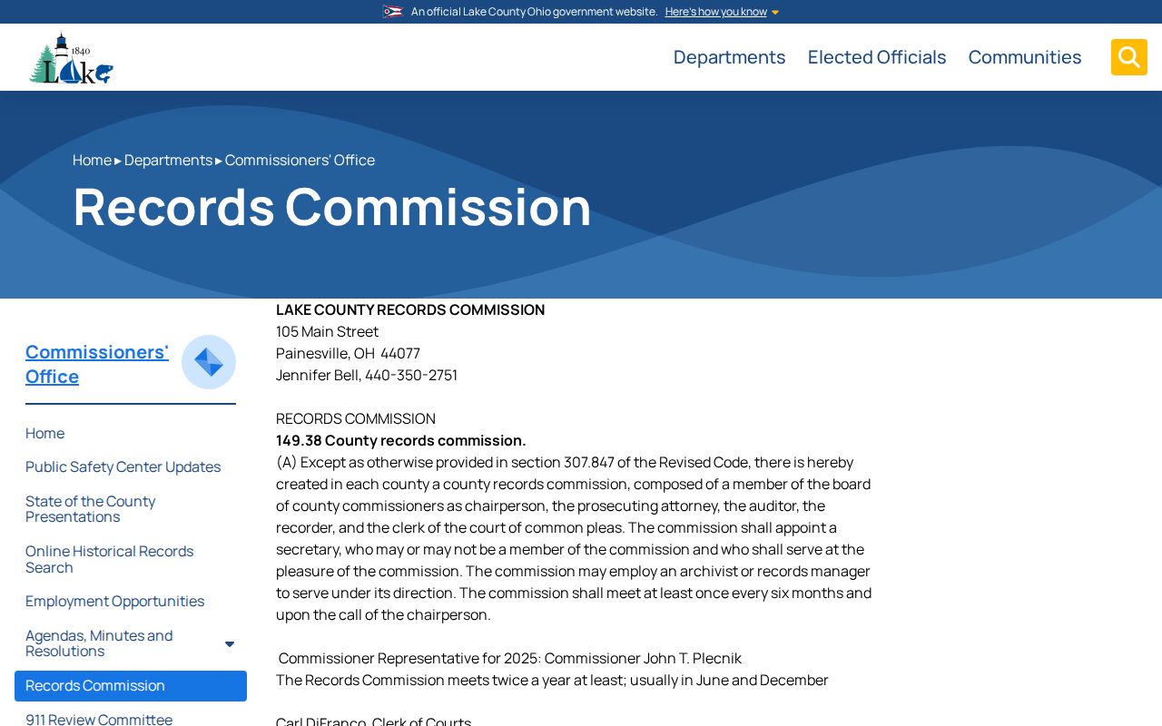Willoughby previous residents Lake County records commission resource