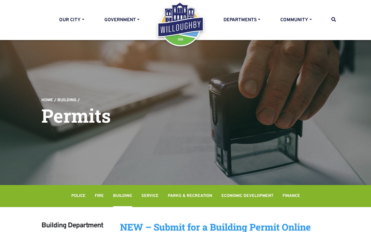 Willoughby street directory building permit forms by address